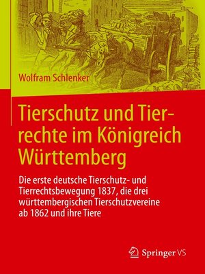 cover image of Tierschutz und Tierrechte im Königreich Württemberg